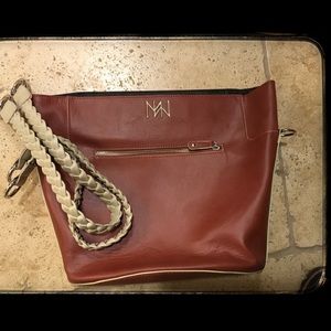 Miche Demi size purse cover w/ FREE cream handles